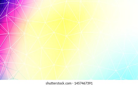 Polygonal pattern with triangles mosaic cover. Style for your business design. Vector illustration. Creative gradient color