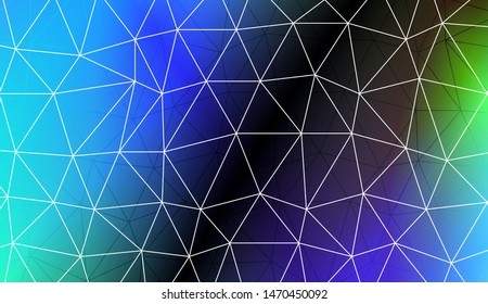 Polygonal pattern with triangles mosaic cover. Style for your business design. Vector illustration. Creative gradient color
