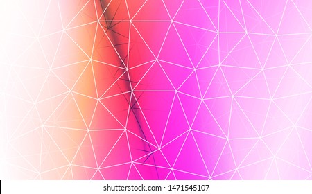 Polygonal pattern with triangles mosaic cover. Style for your business design. Vector illustration. Creative gradient color