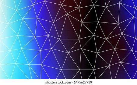Polygonal pattern with triangles mosaic cover. Style for your business design. Vector illustration. Creative gradient color