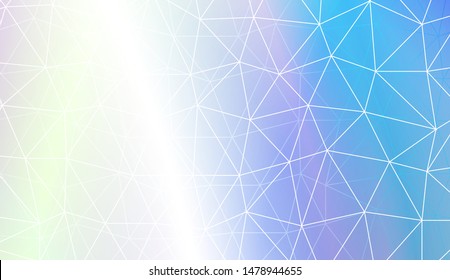 Polygonal pattern with triangles mosaic cover. Style for your business design. Vector illustration. Creative gradient color