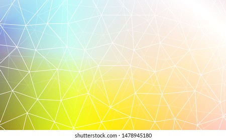 Polygonal pattern with triangles mosaic cover. Style for your business design. Vector illustration. Creative gradient color