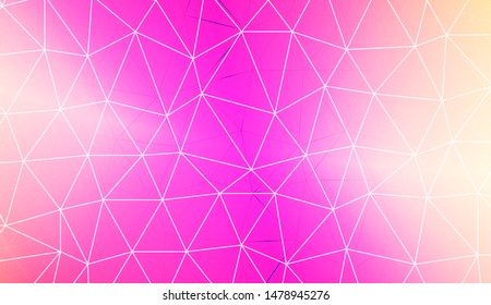 Polygonal pattern with triangles mosaic cover. Style for your business design. Vector illustration. Creative gradient color