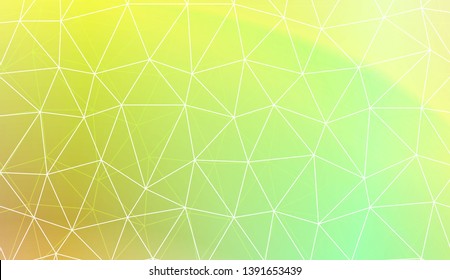 Polygonal pattern with triangles style. For your home interior wallpaper, fashion print. Vector illustration. Blurred Background, Smooth Gradient Texture Color