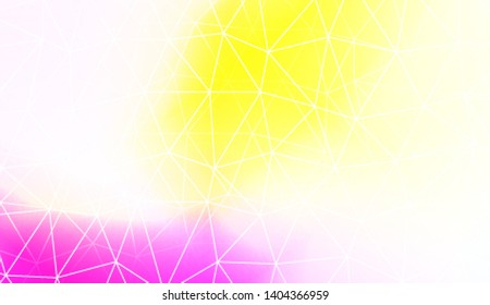 Polygonal pattern with triangles style. For your home interior wallpaper, fashion print. Vector illustration. Blurred Background, Smooth Gradient Texture Color