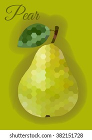 Polygonal pear fruit