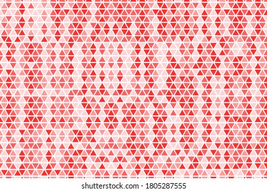 Polygonal pink mosaic background. Abstract low poly vector illustration. Triangular pattern in halftone style. Template geometric business design with triangle for poster, banner, card, flyer.