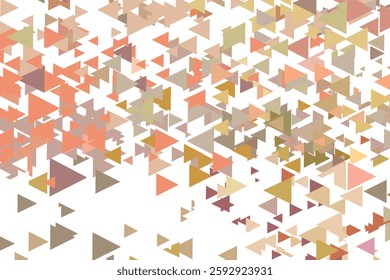 Polygonal pink mosaic background. Abstract low poly vector illustration. Triangular pattern, copy space. Template geometric business design with triangle for poster, banner, card, flyer.