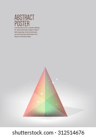 Polygonal poster