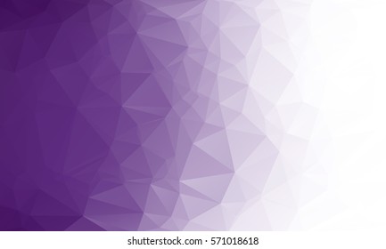 Polygonal purple gradient abstract  vector background