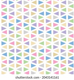 Fondo de mosaico de arco iris poligonal. Resumen de la ilustración vectorial de polos bajos. Patrón triangular sin soldadura. Diseño de negocio geométrico de plantilla con triángulo para afiches, banner, volante, tela, textil.