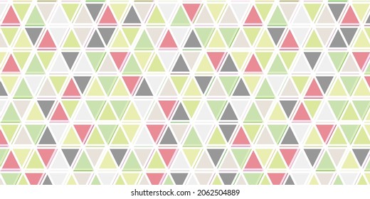 Polygonaler Regenbogen-Mosaikhintergrund. Abstrakte Low-Poly-Vektorgrafik. Dreiecksmuster im Halbtonstil. Template geometrisches Business Design mit Dreieck für Poster, Banner, Karte, Flyer.