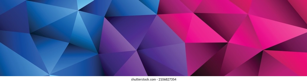 Fondo de mosaico de arco iris poligonal. Resumen de la ilustración vectorial de polos bajos. Patrón triangular de estilo medio-tono. Diseño de negocio geométrico de plantilla con triángulo para afiche, banner, tarjeta, volante.