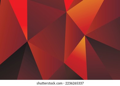 Fondo de mosaico de arco iris poligonal. Resumen de la ilustración vectorial de polos bajos. Patrón triangular, espacio de copia. Diseño de negocio geométrico de plantilla con triángulo para afiche, banner, tarjeta, volante.
