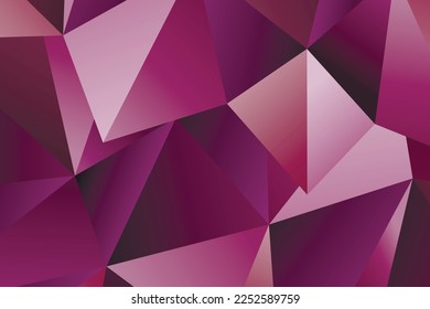 Polygonal rainbow mosaic background. Abstract low poly vector illustration. Triangular pattern, copy space. Template geometric business design with triangle for poster, banner, card, flyer.