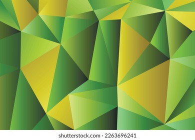 Fondo de mosaico de arco iris poligonal. Resumen de la ilustración vectorial de polos bajos. Patrón triangular, espacio de copia. Diseño de negocio geométrico de plantilla con triángulo para afiche, banner, tarjeta, volante.