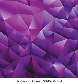 Polygonal rainbow mosaic background. Abstract low poly vector illustration. Triangular pattern, copy space. Template geometric business design with triangle for poster, banner, card, flyer.