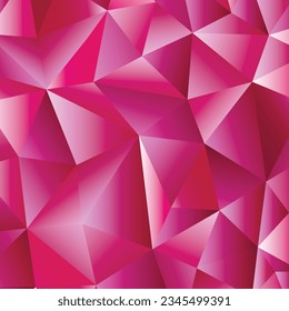 Polygonal rainbow mosaic background. Abstract low poly vector illustration. Triangular pattern, copy space. Template geometric business design with triangle for poster, banner, card, flyer.
