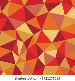 Polygonal rainbow mosaic background. Abstract low poly vector illustration. Triangular pattern in halftone style. Template geometric business design with triangle for poster, banner, card, flyer.