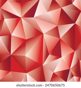 Polygonaler Regenbogen-Mosaik-Hintergrund. Abstrakte Low-Poly-Vektorillustration. Dreiecksmuster, Kopierraum. Vorlage geometrisches Business-Design mit Dreieck für Poster, Banner, Card, Flyer.