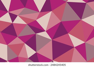 Polygonal rainbow mosaic background. Abstract low poly vector illustration. Triangular pattern in halftone style. Template geometric business design with triangle for poster, banner, card, flyer.