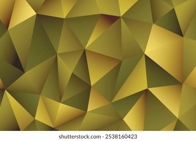Polygonal rainbow mosaic background. Abstract low poly vector illustration. Triangular pattern in halftone style. Template geometric business design with triangle for poster, banner, card, flyer.