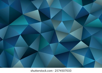 Polygonal rainbow mosaic background. Abstract low poly vector illustration. Triangular pattern in halftone style. Template geometric business design with triangle for poster, banner, card, flyer.