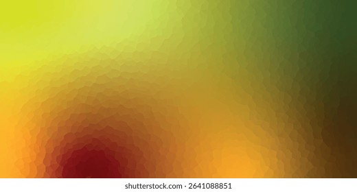 Polygonal rainbow mosaic background. Abstract low poly vector illustration. Triangular pattern in halftone style. Template geometric business design with triangle for poster, banner, card, flyer.