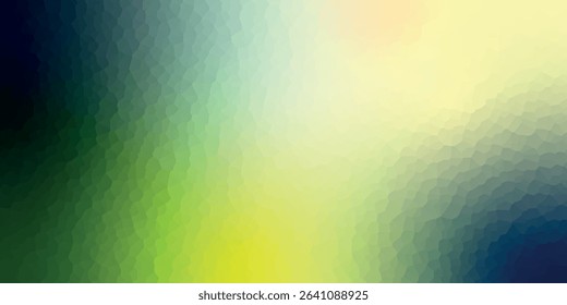 Polygonal rainbow mosaic background. Abstract low poly vector illustration. Triangular pattern in halftone style. Template geometric business design with triangle for poster, banner, card, flyer.