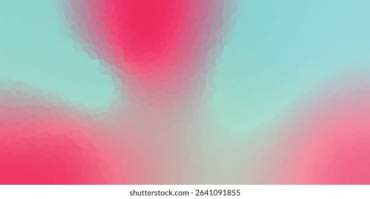 Polygonal rainbow mosaic background. Abstract low poly vector illustration. Triangular pattern in halftone style. Template geometric business design with triangle for poster, banner, card, flyer.