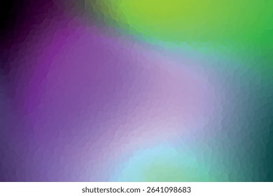 Polygonal rainbow mosaic background. Abstract low poly vector illustration. Triangular pattern in halftone style. Template geometric business design with triangle for poster, banner, card, flyer.