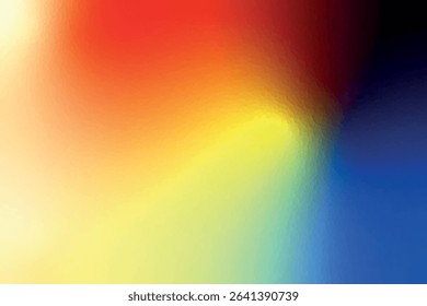 Polygonal rainbow mosaic background. Abstract low poly vector illustration. Triangular pattern in halftone style. Template geometric business design with triangle for poster, banner, card, flyer.