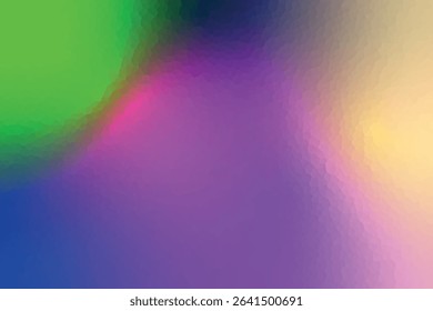 Polygonal rainbow mosaic background. Abstract low poly vector illustration. Triangular pattern in halftone style. Template geometric business design with triangle for poster, banner, card, flyer.