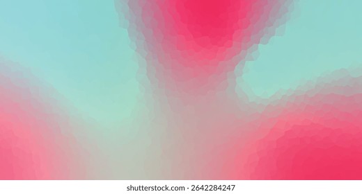 Polygonal rainbow mosaic background. Abstract low poly vector illustration. Triangular pattern in halftone style. Template geometric business design with triangle for poster, banner, card, flyer.