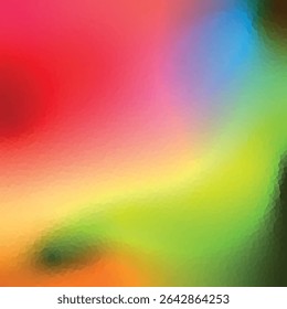 Polygonal rainbow mosaic background. Abstract low poly vector illustration. Triangular pattern in halftone style. Template geometric business design with triangle for poster, banner, card, flyer.