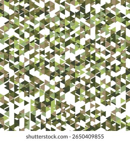 Polygonal rainbow mosaic background. Abstract low poly vector illustration. Triangular pattern in halftone style. Template geometric business design with triangle for poster, banner, card, flyer.