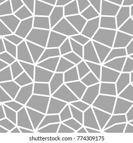 Polygonal seamless background. Geometric line gray pattern for wallpapers and textile