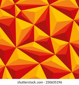 Polygonal seamless pattern. Vector background.