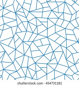 Polygonal Shapes Background, vector illustration, seamless pattern repeat.