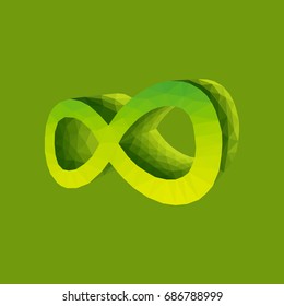 Polygonal sign of infinity volumetric 3d green