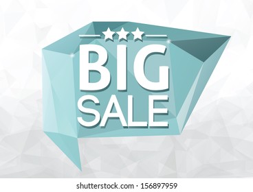 Polygonal speech balloons with text 