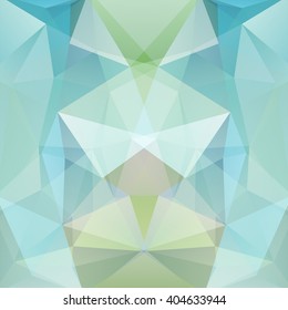 Polygonal vector background.  Can be used in cover design, book design, website background. Vector illustration. White, blue colors. 