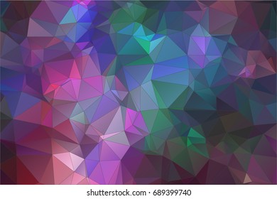 Polygonal Vector. Background of triangles.Template for Cover, Banners, Poster, Postcards, Holiday, Business. Polygonal Vector of Triangles. 