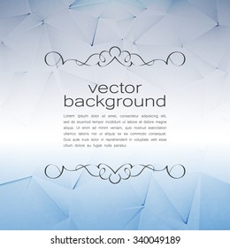  Polygonal Vector Background. Vintage Paper Texture 
