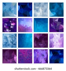 Polygonal vector design. Abstract Geometric backgrounds