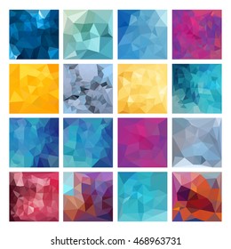 Polygonal vector design. Abstract Geometric backgrounds
