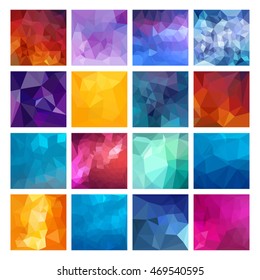 Polygonal vector design. Abstract Geometric illustration.  Colorful backgrounds