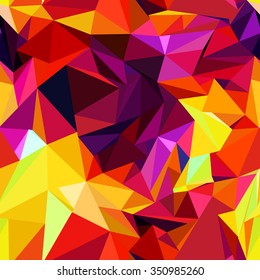 polygonal vector frech color 