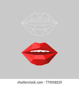 Polygonal Vector Lips