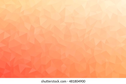Polygonal vector mosaic - red, yellow, orange - autumn colors